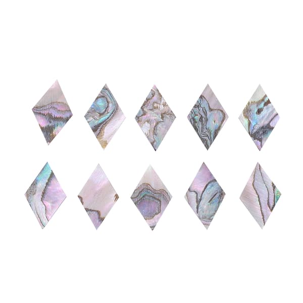 10 st Fretboard Rhombus Form Inläggning Prickar för Gitarr Bas Ukulele