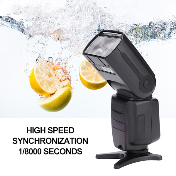 Zomei ZM860T Speedlight Flash LCD-skärm TTL Speedlite för Canon Nikon DSLR-kamera