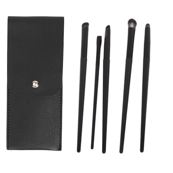 5 st Eyeliner Smudge Makeup Borste Professionell Mjuk Ögon Kosmetisk Vinklad Borste Kit för Hem