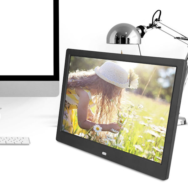 12 tums WIFI HD digital fotoram videospelare fjärrkontroll (AC)