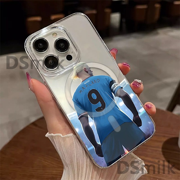 Man City FC Erling Haaland 2022/23 Ensimmäisen Joukkueen Pehmeä Geelikuori Yhteensopiva iPhone 11pro max:n Kanssa