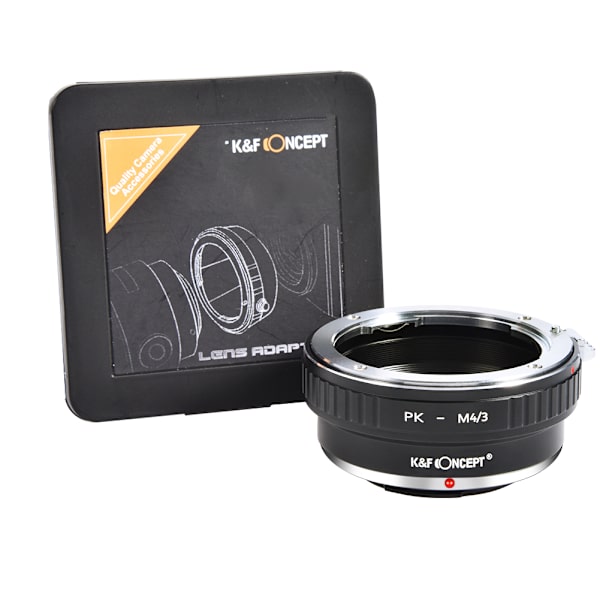 K&F Concept 1 st robust objektivadapterring för PK-objektiv för M4/3-kameror med DSLR-fattning