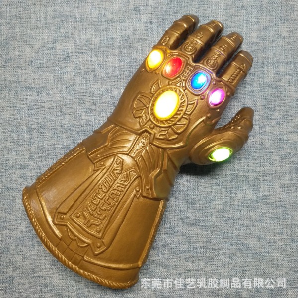 Lysande handskar Avengers Infinity War Infinity Gauntlet Led Light Thanos Led Handskar Cosplay Prop Barn   handskar Marvel  barn  cos