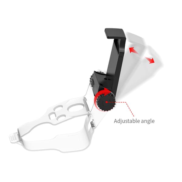 Controller Telefonklips Teleskopisk og Justerbar Vinkel Universal Telefonklips Beslag PS4 (Sort)