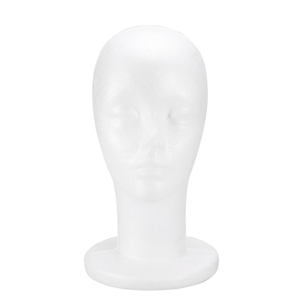 1 stk. Kvinnelig skum mannequin hode parykk styling hatt hodeplagg visning modell