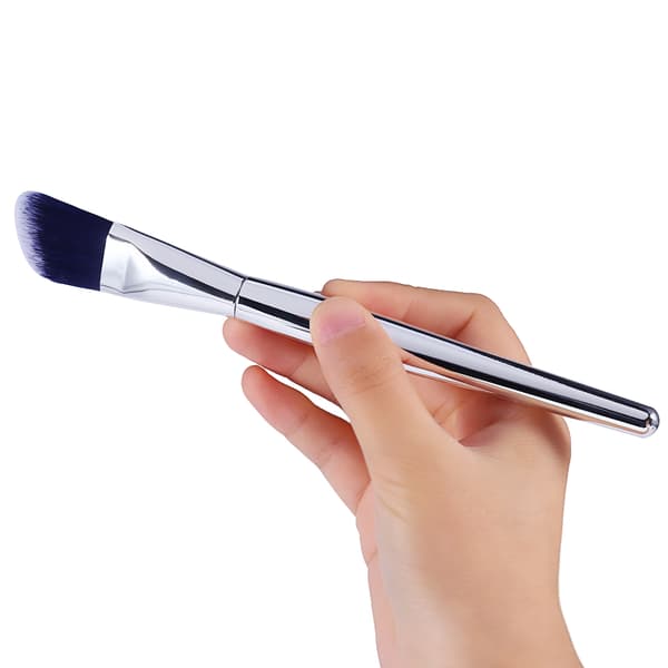 3 stk. Sølv Ansiktskontur Kosmetikk Foundation Pudder Blush Koster Makeup Verktøysett