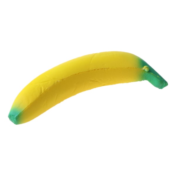 Simulering Banan Squishy Toy Långsamt stigande Squeeze Stress Dekompressionsdocka