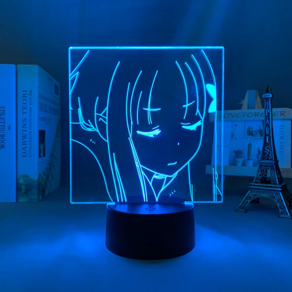 WJ Anime Re Zero Från En Annan Värld Till Barnens Födelsedagspresent Re Zero 3D Optisk Illusion Nattljus PXJD