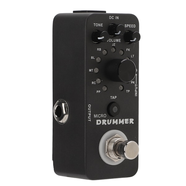 Trummaskin Pedal 121 Trumloopar Elektrisk Gitarr Monoblock Effekt med True Bypass 95mA