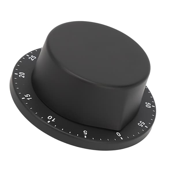 Mekanisk timer Nøjagtig stille tælling Høj alarmlyd Sort timing påmindelse til køkken madlavning studere motion