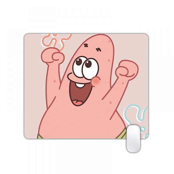 Oyun Mouse Pad Bilgisayar Mouse Pad Masaüstü Pad Karikatür Desen Kaymaz Kauçuk Taban Mouse Pad 210*260*3mm Pembe