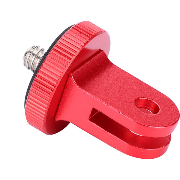 1/4 Mini Stativfäste Adapter Video Action Kamera Tillbehör Aluminiumlegering (Röd)