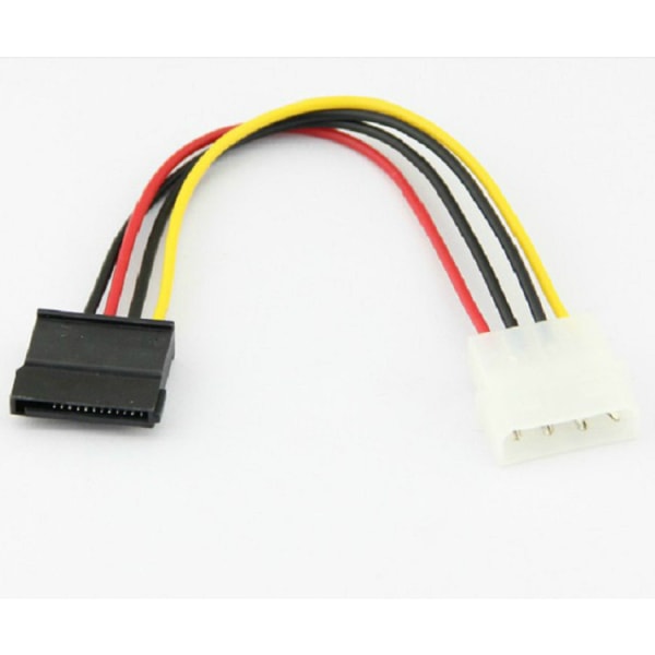 Seriell optisk stasjon harddisk SATA strømkabel til D-type 4-pin SATA til IDE datamaskin chassis intern adapter ledninger, 3pack