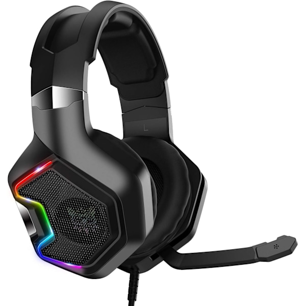 Gaming Headset til PS5, PS4, Xbox Series X|S & Xbox, PC Gaming Hovedtelefoner med 7.1 Surround Sound, Støjreducerende Mikrofon - til Playstati