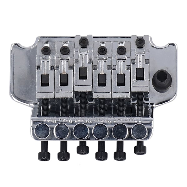 Silver 6-strängad gitarrstall set med tremolo stall montering pawl metall vänsterhänt elgitarr stall set