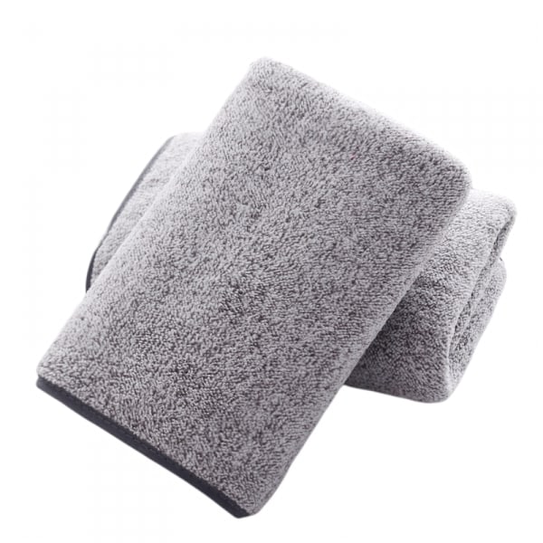 Super Pehmeä Pyyhe Aikuisten Bambuhiili Koralli Pyyhkeet Sarja Pehmeä Ihoystävällinen Käsi Kasvot Pyyhe Bambu (Koko: 2kpl 34×75cm)