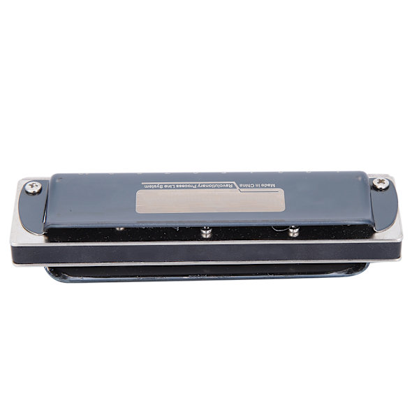 10‑Hul Harmonika Blues B Nøgle Harpe Vind Musikinstrument Begynderøvelse KS‑10BHBlack