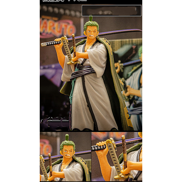 One Piece -hahmoja Roronoa Zoro Anime Action Figure 17Cm, PVC-hahmoja Leikkikokoelma