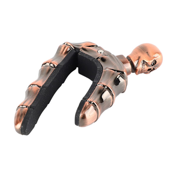 Akustisk gitarr capo dödskalle form snygg cool metall elektrisk klassisk gitarr capo för ukulele lila brons