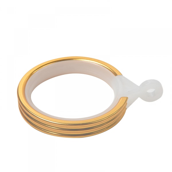 10-pakning gardinringer med klips 40 mm innvendig diameter Sterke metalldekorative gardinvindu gardinringkroker