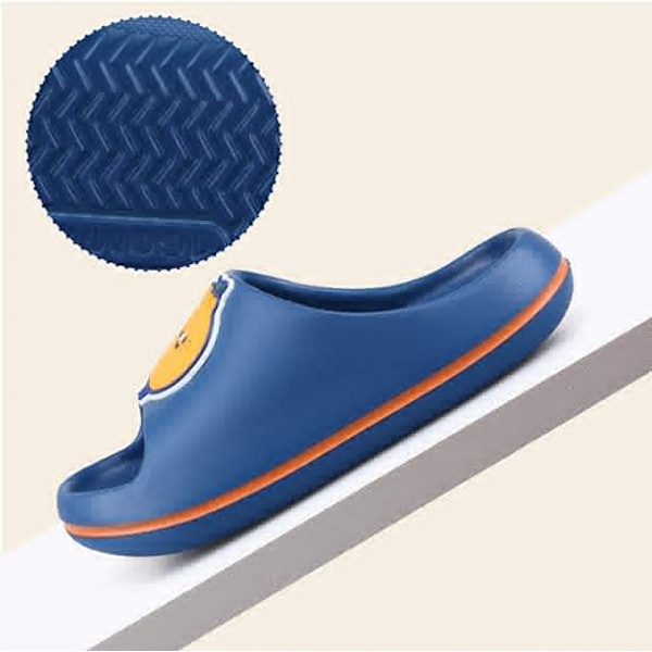 Pojksandaler med fruktmönster, barnsommarsandaler, barnslippers, flickors strandtofflor, pooltofflor