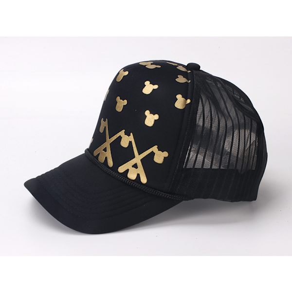Mesh Trucker Hat med stive strukturerede frontpaneler Golf Dad Baseball Cap til mænd og kvinder