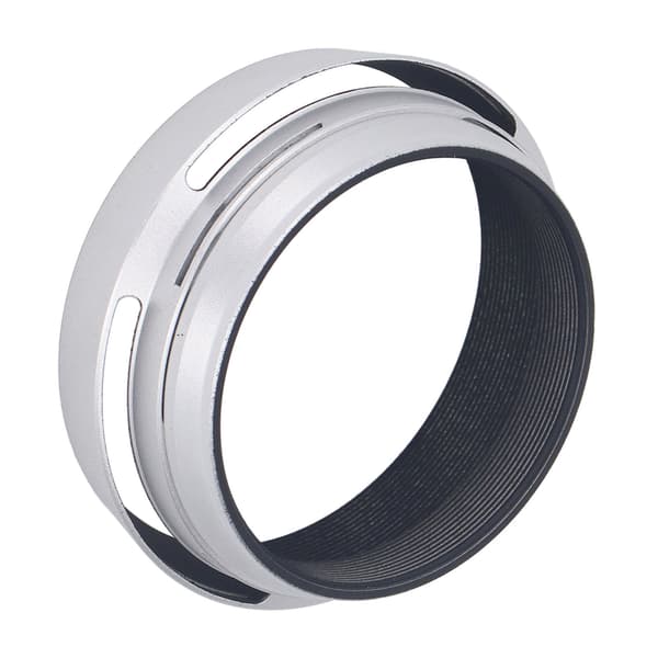 49 mm modlysblænde i aluminium sølv mat kamera modlysblænde med adapterring til X100 X100S