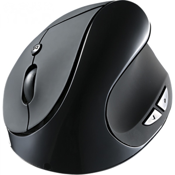 Vertikal trådlös mus tyst laddningsmus 2.4G optisk sladdlös mus, 800/1200/1600 DPI, vertikal dator trådlös mus för bärbar dator, Mac, PC, D