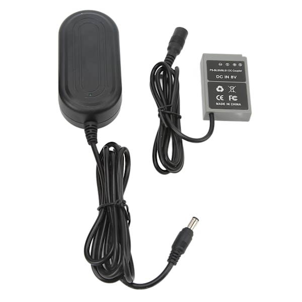PS BLS5 BLS1 Dummy Batteri DC-koppling för Olympus Pen E PL7 E PL5 E PM2 för Stylus 1 1s OM D E M10 E M10 för Mark II III AC100‑240V EU-kontakt