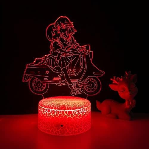WJ Kill La Kill Led Natlys til Soveværelse Indretning Gave Natlampe Anime 3D Lampe Kill La Kill