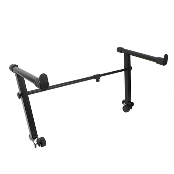L-formet elektronisk klaverstativforlængeradapter, 2-trins keyboardstativ, 42-75 cm breddejustering