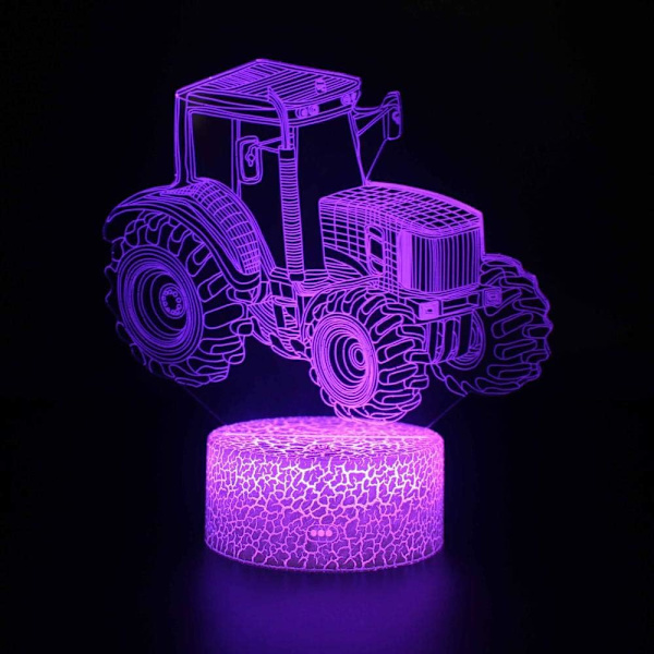 WJ Tacksägelsepresenter för Pojkar Halloween 3D LED Nattlampa Figur Cartoon Karaktär Film Marvel Figur 16 Färgbyte Pojkbarn Leksaker
