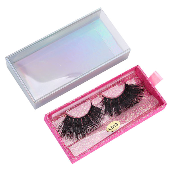 5D 25mm Falska Ögonfransar Makeup Falska Ögonfransar Fluffy Curling Långa Falska Ögonfransar LD13