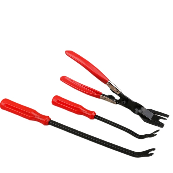 Demonteringsverktyg för stötfångare glidplatta set - stor och liten skruvmejsel set i tre delar (ett stycke)