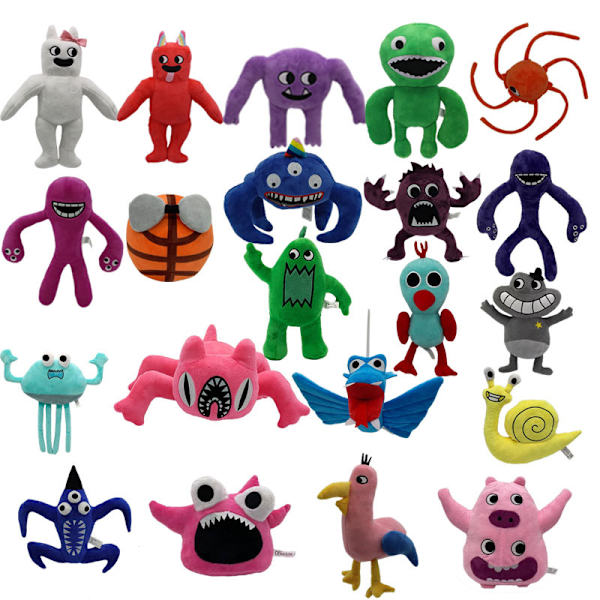 Garte of Banbanpiush Monster Doll Cute Plush Toy-rose purple（27cm） rose purple （27cm）