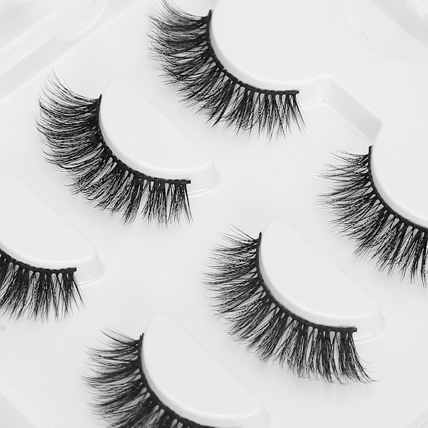 Itseliimautuva Eyeliner - Vesipohjainen Eyeliner - Tekokarvat - Pinsetit - Meikkityökalusarja (E69 Musta Laatikko)