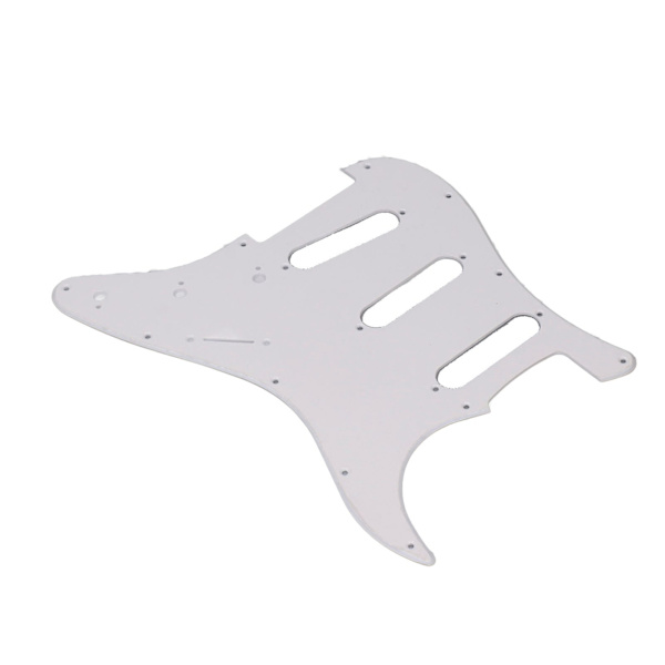PVC Gitar Pickguard 11 Monteringshull Scratch Resistance Plate SSS Guard Plate Erstatning for Strat ST Stil