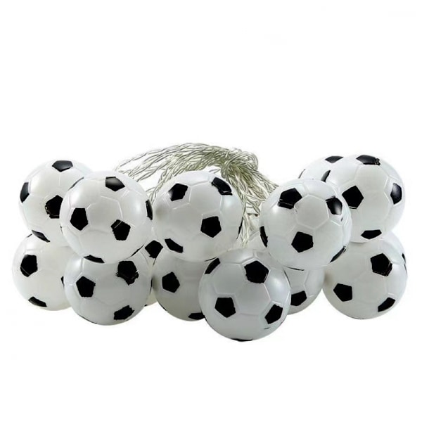 VM-dekoration Fodbold Lyssnor Fodbold Lyssnor VM Fodbold Hængende Lyslampe USB Lygter 20LEDs farvede lys