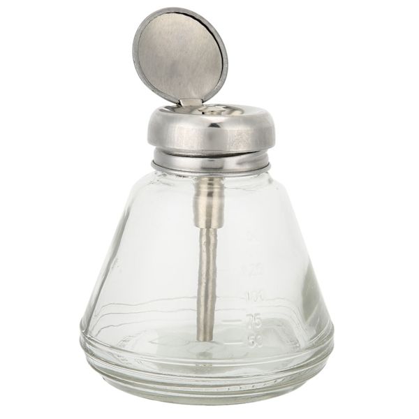 150 ml pumpdispenser för nagelkonst, transparent behållare för vätska, tryckflaska, tillbehör