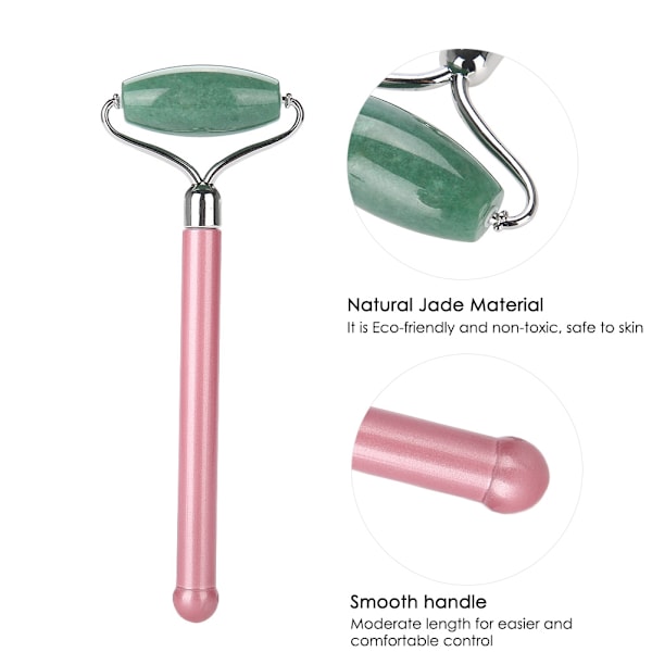 Ansiktsmassage Naturlig Enkel Jade Roller Ansikts Skönhet Anti Aging Guasha Massager Ametist