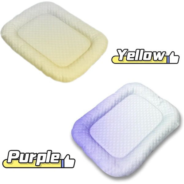 Kesäinen jääpesä-viilennysmatto kissoille ja koirille, 3D-viileä jääpaputyyny, hengittävä lemmikkimatto kotiin, lemmikkitarvikkeet (Violetti; 60 * purple