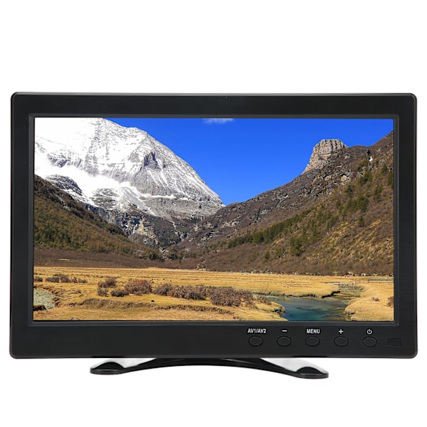 10,1 tums TFT LCD-skärm Bärbar HD-färgskärm med VGA AV BNC USB DC HD-multimedia-gränssnitt 100-240V EU-kontakt