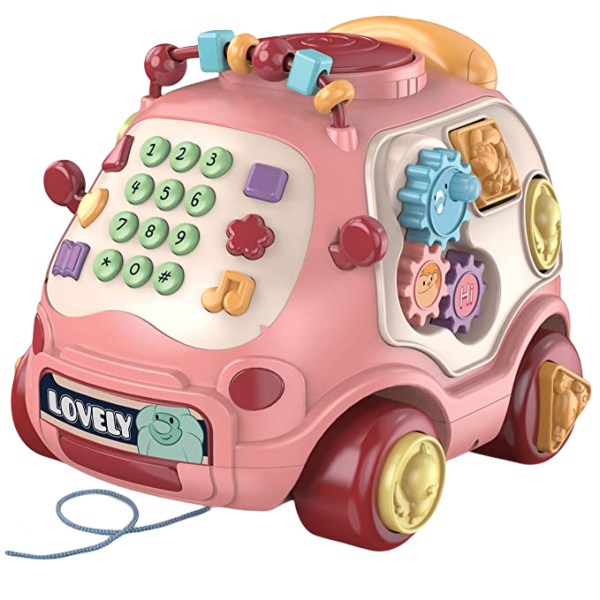 Musikaliska baby med ljudeffekter och tidiga inlärningsaktiviteter för småbarn 18 månader, rolig och interaktiv lek med musik