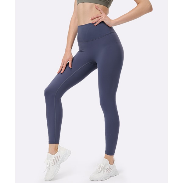 Fit Compression Jooga-housut Power Stretch Treeni Legginsit Korkeavyötäröiset Vatsanohjauksella (L)