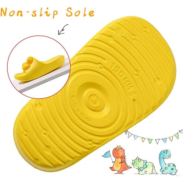Barn Sliders Pojkar Flickor Tofflor Småbarn Strand Pool Slide Sandaler Slip-on Sommar Flip Flops
