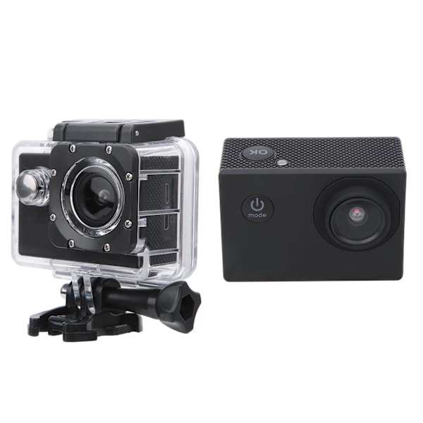 Utomhus WiFi HD 1080P Actionkamera Vattentätt Husfästen Tillbehörssats