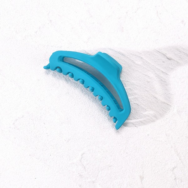 3 st hårklämmor för kvinnor tunt hår Stark fixering Klo Fashion Hairclips Söta stylingtillbehör ----- Mörkblå F