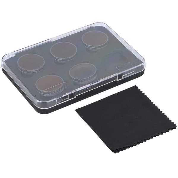 5 stk. linsefilterkit til DJI OSMO Action-kamera CPL / ND4-PL / ND8-PL / ND16-PL / ND32-PL