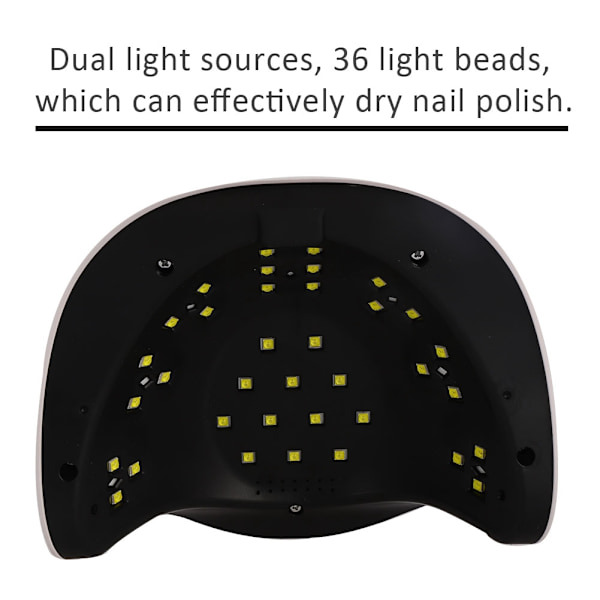 58W Älykäs LED UV-geelilamppu Kynsilakan Kuivauslaite Manikyyri Työkalu (#5)