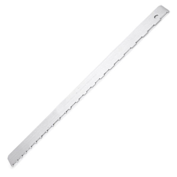Gitarrhals Notched Linjal Aluminium Musikinstrument Tillbehör för Elektrisk Folk Bas M02833